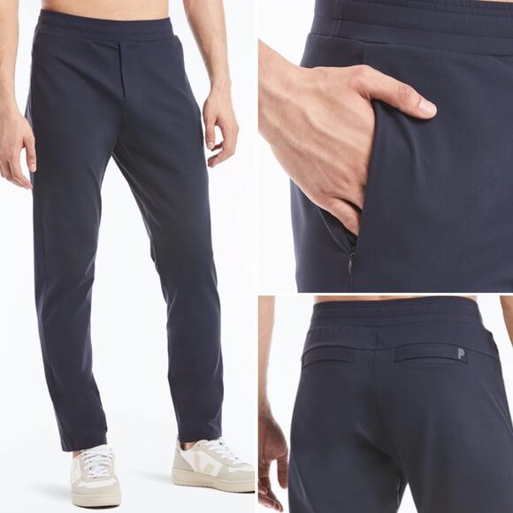 Public Rec $108 Daymaker: All Day Every Day Pants Mens 32” x 32” NAVY EUC - Picture 1 of 16